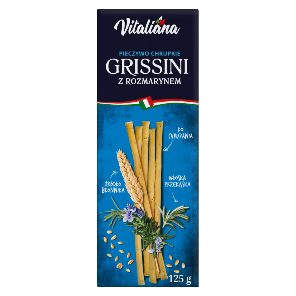Grissini fingers with rosemary 125 g NaturAvena