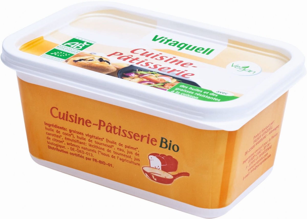 Margarine zum Backen und Braten BIO 500 g - VITAQUELL